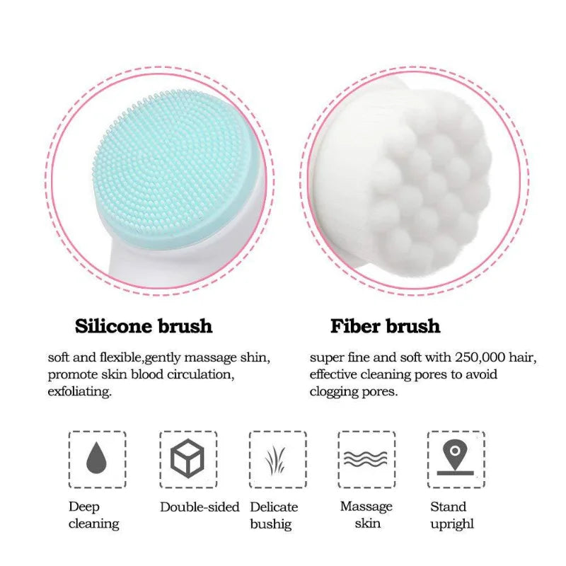 Escova de Limpeza facial 3D