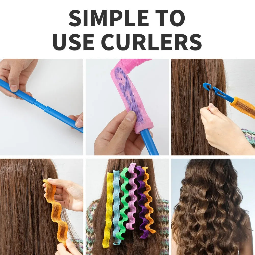 Conjunto de 12 Modeladores Sem Calor – 30 cm