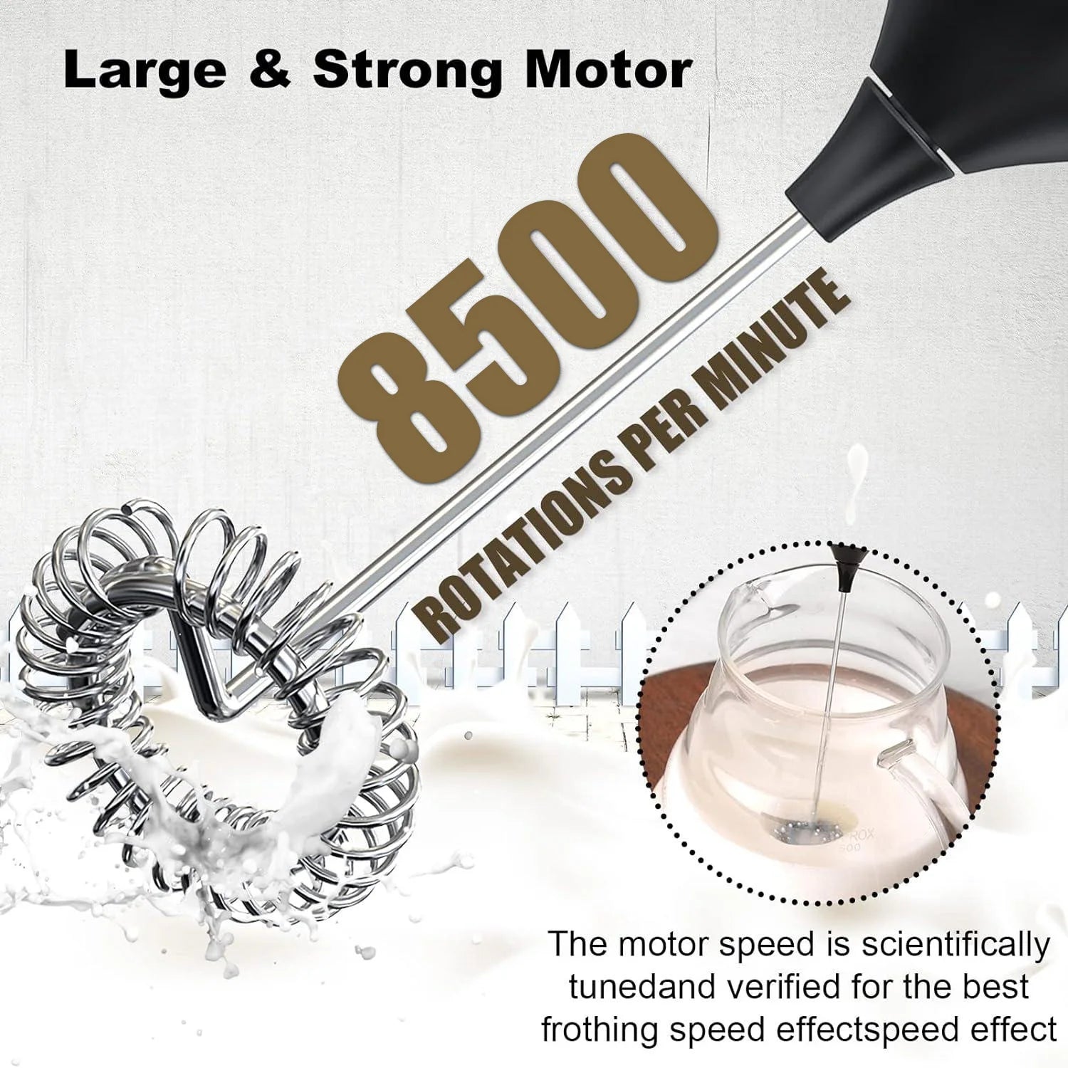 Batedor de Café Elétrico com Cabo Tipo C