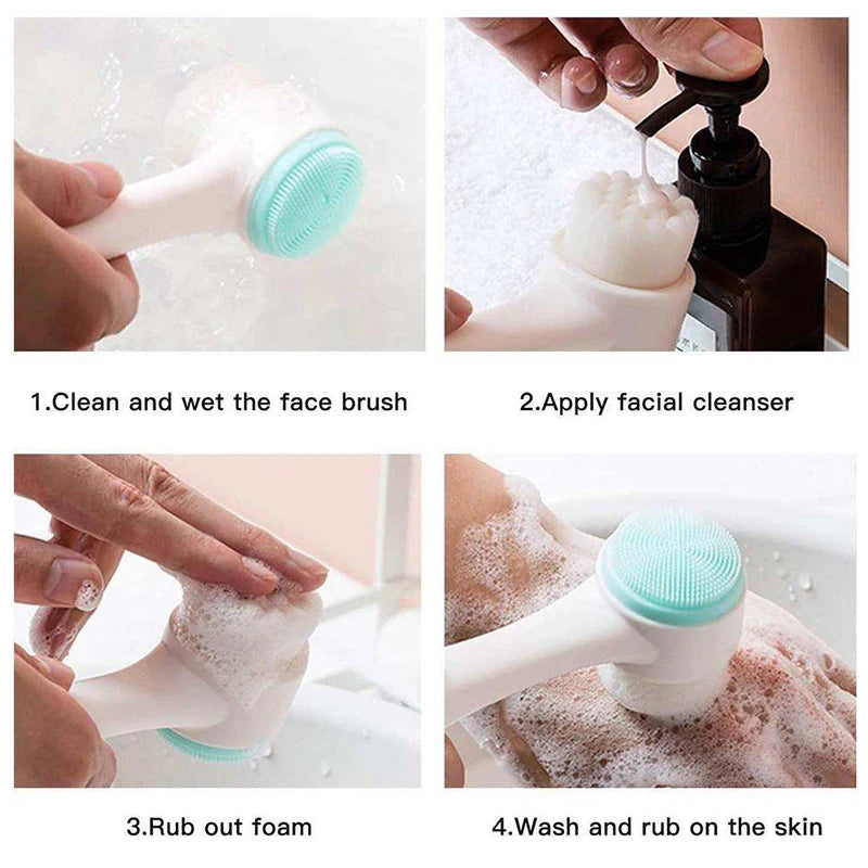 Escova de Limpeza facial 3D