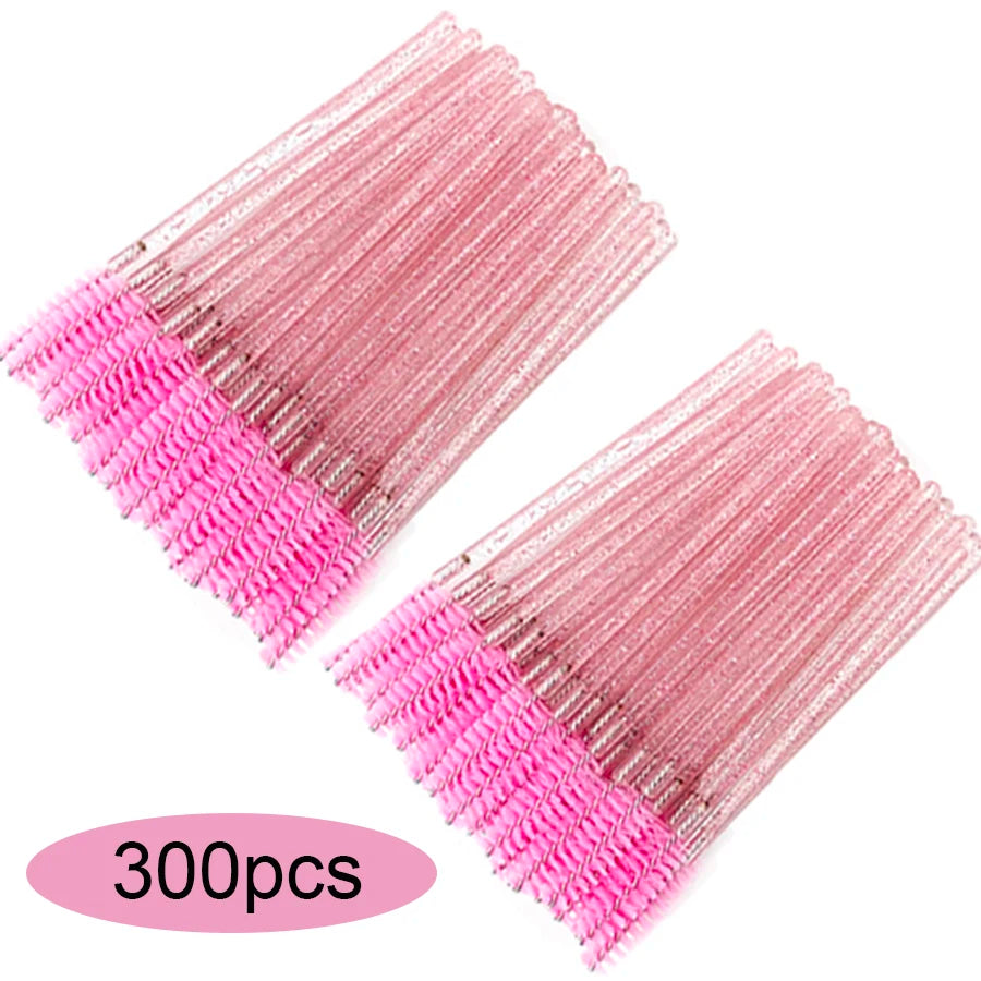 50/100/300/500pcs escovas para pestanas