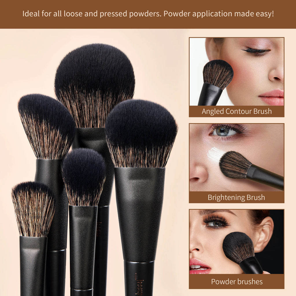 Kit de pincéis de Maquilhagem Jessup
